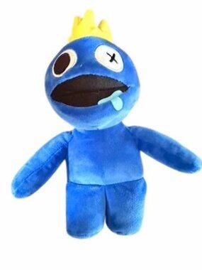 Rainbow Friends Blue Plush Toy - Soft & Cuddly Collectible - 10 Inches